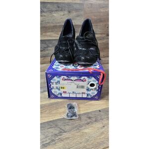 Irregular Choice I'm From The Future Wedge Black US SZ 10 Pre Owned w Box
